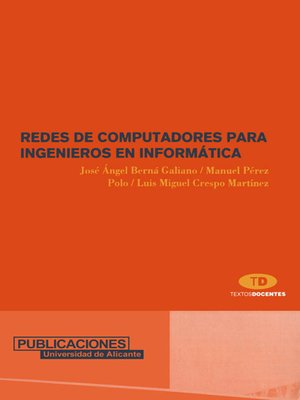 cover image of Redes de computadores para ingenieros en informática